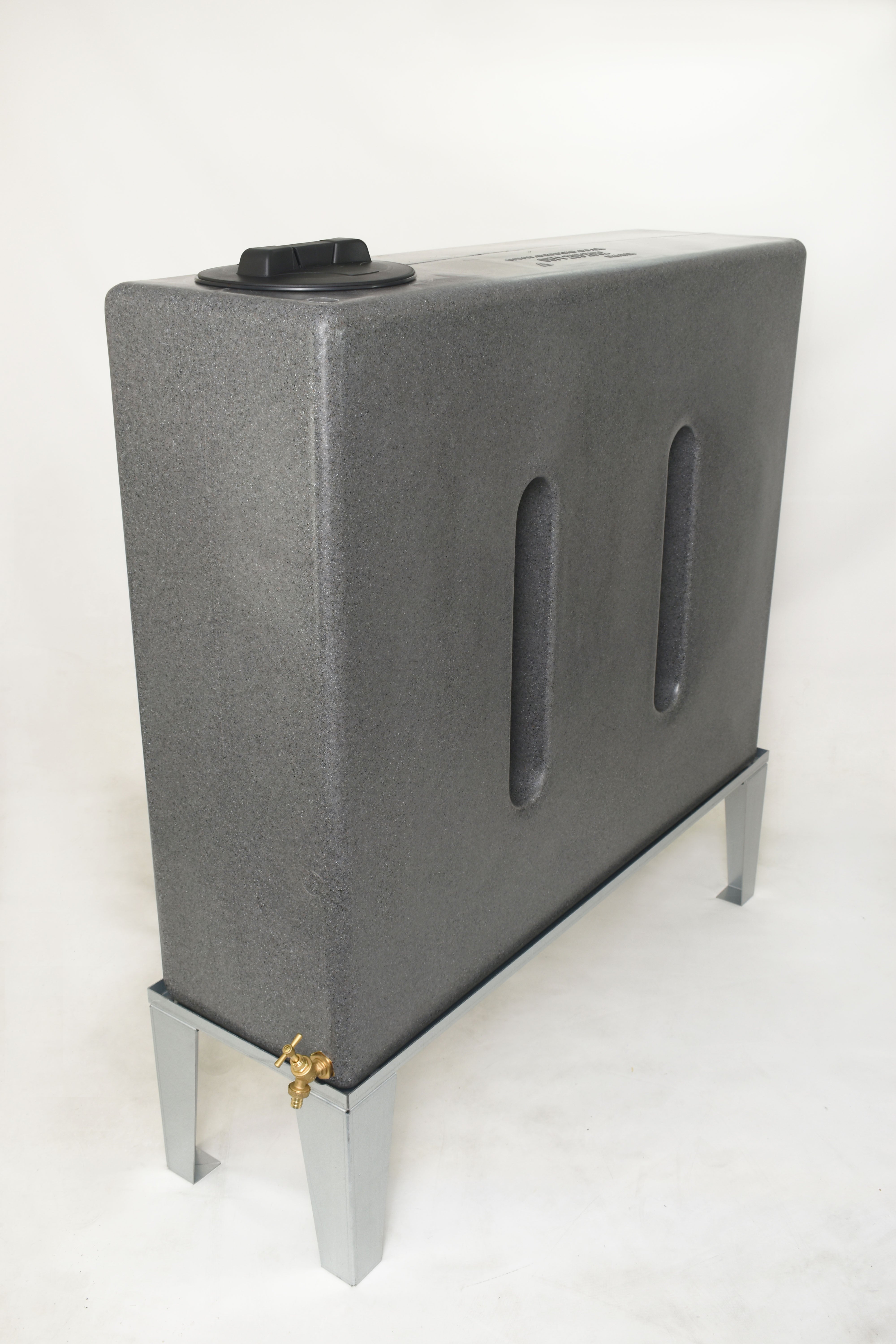 400 Litre Flat Pack Water Butt Stand - Galvanised